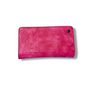 Case Me Wallet Phone Case Pink Faux Leather Multi-Compartment 6.5x4‎ Magnetic
